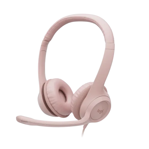Logitech H390 Stereo USB Headset Rose with Microphone